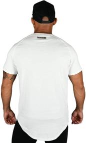 img 1 attached to YoungLA Fitted T Shirt Elongated Workout