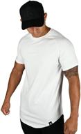 youngla fitted t shirt elongated workout logo