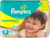 👶 best deals on pampers swaddlers diapers size 5, jumbo pack - 20 count logo