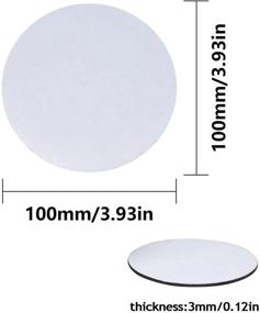 img 1 attached to 🎨 Crafty Sublimation Blank Coasters for Painting and Picture Decoration