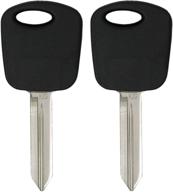 🔑 enhance your car security: keyless2go replacement transponder ignition car key h74 h86 (2 pack) logo