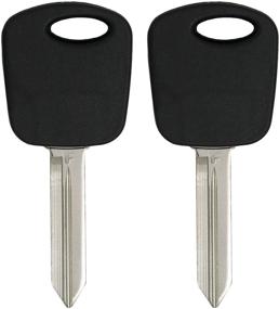 img 1 attached to 🔑 Enhance Your Car Security: Keyless2Go Replacement Transponder Ignition Car Key H74 H86 (2 Pack)