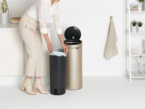 img 1 attached to 🗑️ Brabantia 375668 Бин Лайнерс Диспенсер Пак: удобное решение с пакетами для мусора объемом 23/30 литров.