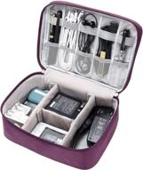 🔌 ultimate electronics accessory storage: electronic organizer travel case for cables, chargers, usbs, phone, and more - waterproof and universal logo