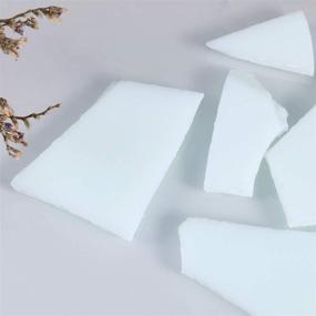img 3 attached to Milisten 2Pcs 5g/Bag Natural Soy Candle Wax Dye Chip 🕯️ Flakes for Scented Candle Making - White, High Quality and Fragrant