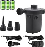 buymax rechargeable electric air pump: cordless inflator/deflator for pool inflatables, rafts, and more - portable & efficient with multiple adaptors logo