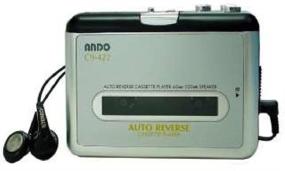 img 1 attached to ANDO Reverse Cassette Player C9 422