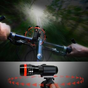 img 3 attached to 🚲 StellarLights Solid Aircraft Aluminum Bike Light - 240 Lumens LED Bicycle Headlight + Tail Light - Waterproof & Tool-Free Mounting in Seconds