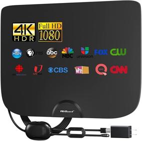 img 4 attached to 📺 180-Mile Range HD Digital TV Antenna Amplified - Perfect for 4K 1080p Fire TV Stick and Older TVs - Indoor Smart Switch Amplifier Signal Booster - Includes 18ft Coax HDTV Cable/AC Adapter