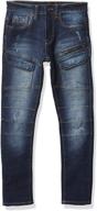 boys' southpole fashion denim with zipper pockets: versatile clothing and jeans logo