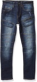 img 3 attached to Boys' Southpole Fashion Denim with Zipper Pockets: Versatile Clothing and Jeans