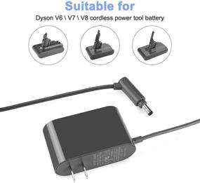 img 1 attached to 🔌 Dyson AC Adapter Energup Charger for V6 V7 V8 DC58 DC59 DC61 DC62 SV03 SV04 SV05 SV06 Models, Replacing Battery Charger 205720-02. Compatible with Dyson Cordless Vacuum Cleaners