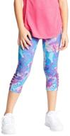 🏃 c9 champion girls' performance capri leggings: top-quality comfort and style for active girls logo