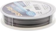 📿 soft flex beading wire satin silver, .024", 100 ft, bdc-425.00 logo