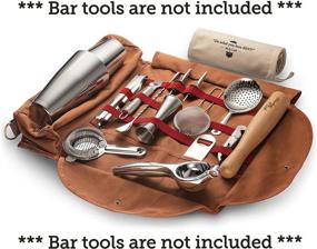 img 1 attached to Optimize Your Search: Travel Bartender Bag (Tool-Free), Stylish Bar Kit Bag for Organizing Bar Tools, Pro Bartender Roll with Shoulder Strap for Convenient Storage, Create Amazing Cocktails Anywhere