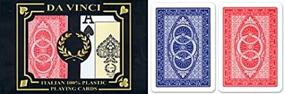 img 2 attached to 🎴 Modiano DA VINCI Ruote - Large Index 2-Deck Set - High-Quality Italian 100% Plastic Playing Cards