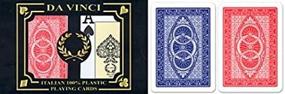 img 3 attached to 🎴 Modiano DA VINCI Ruote - Large Index 2-Deck Set - High-Quality Italian 100% Plastic Playing Cards