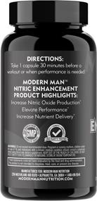 img 3 attached to 💪 Nitric Oxide Enhancement by Modern Man – Boost Your Pump and Alpha Male Performance with Yohimbine HCL, Maca Root – Increase Strength, Size, Stamina – Muscle Gain Supplement – 30 Pills