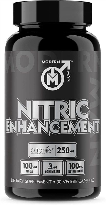 nitric oxide enhancement modern man 로고