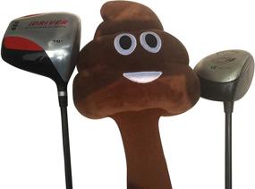 img 1 attached to 🏌️ Uniquely Fun and Funky: Golf Giddy! Poopy Golf Head Cover