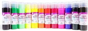 img 1 attached to TBC The Best Crafts Liquid Watercolor Paint Set - 12 Vibrant Colors (2oz./59ml Bottles) - Water Based Paint for Kids and Adults - Perfect Art and Crafts Supplies for Calligraphy, Painting, and Crafts