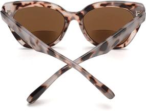 img 1 attached to JM Classic Oversized Sunglasses Tortoise