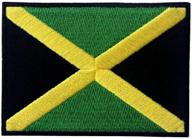 jamaica embroidered jamaican rastafarian national logo