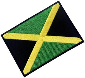 img 2 attached to Jamaica Embroidered Jamaican Rastafarian National