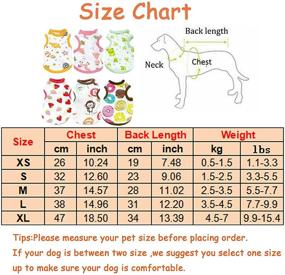 img 3 attached to 🐶 Adorable NINGFA Cute Dog Shirt: Spring/Summer Breathable Cotton Puppy Clothes for Small/Medium Dogs - Cute Cartoon Print Tank Tops, Sleeveless Vest Apparel for Girls/Boys!