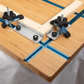 img 1 attached to Enhance Your Woodworking Projects with the POWERTEC 71209 T-Track Intersection Kit and Wood Screws