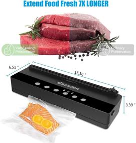 img 1 attached to 🔒 Oacvien Vacuum Sealer: Advanced Food Saver Machine for Preserving Dry, Soft, and Moist Food