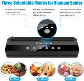 img 2 attached to 🔒 Oacvien Vacuum Sealer: Advanced Food Saver Machine for Preserving Dry, Soft, and Moist Food