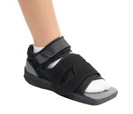 👠 women's black medium adjustable post-op open square toe shoe by united ortho logo