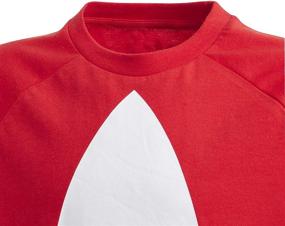 img 2 attached to Adidas Originals Unisex Youth Trefoil Scarlet Одежда для девочек.