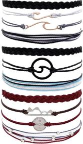 img 4 attached to 🌊 Summer Wave: Waterproof String Bracelets for Girls - Friendship Handmade Wave Bracelet