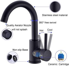 img 1 attached to 💦 Anpean Single Handle Bathroom Faucet: Enhancing Your Bathroom Experience