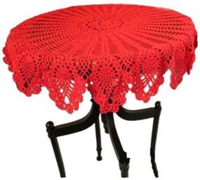 img 4 attached to 🍍 Exquisite USTIDE Handmade Pineapple Handcrochet Tablecloth: A Beautiful Addition to Your Dining Experience