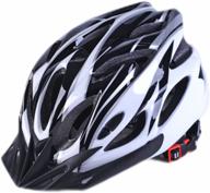 helmet lightweight ajustable bicycle blue white logo