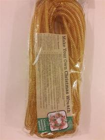 img 1 attached to 🎉 Crafters Square Gold Decorative Mesh Tubing - 12 Yards for Wreaths, Centerpieces, Displays, Table Drapes, Glittery Accents