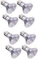 💡 sleeklighting halogen 39watt (50 watt replacement) par20 narrow flood long neck bulb (30 degrees), e26 base, 110-130v, 2850k - 550 lumens, pack of 8 bulbs логотип