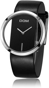 img 4 attached to Women's Fashionable Hollow Wristwatch: Simple Style Watches for Ladies