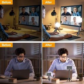 img 2 attached to 🌟 Enhance Your Zoom Calls and Work-from-Home Experience with the Zoom Meeting Light for Computer and Laptop Video Conferences, Microsoft Teams, Live Streaming, Home Office, Study, and YouTube