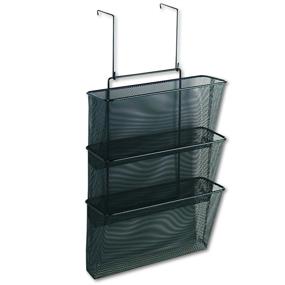 img 3 attached to 📁 Fellowes® Partitions Additions™ File Pocket in Black, Made with 50% Recycled Materials