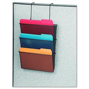 img 2 attached to 📁 Fellowes® Partitions Additions™ File Pocket in Black, Made with 50% Recycled Materials