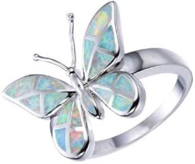 img 1 attached to Lzz Fashion Beautiful Butterfly Sterling