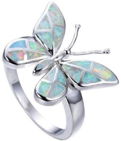 img 2 attached to Lzz Fashion Beautiful Butterfly Sterling