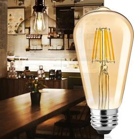 img 4 attached to 💡 Discover the Charm of Dimmable Vintage Equivalent Filament Chandelier