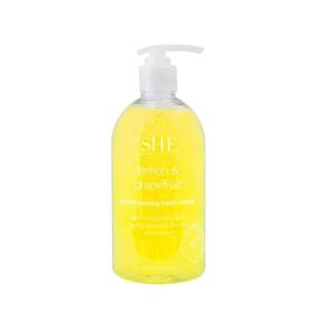 img 2 attached to 🍋 Lemon & Grapefruit Aromatherapy Hand Wash with Pump - Moisturizing Formula, 16.9 Fl Oz