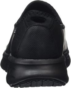 img 2 attached to Skechers Track Black Women's Shoes: Work Athletic Footwear for Women