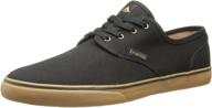 👟 emerica men's cruiser skateboard shoes: sleek black athletic footwear логотип